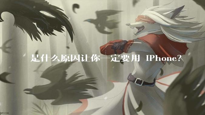 是什么原因让你一定要用 iPhone？